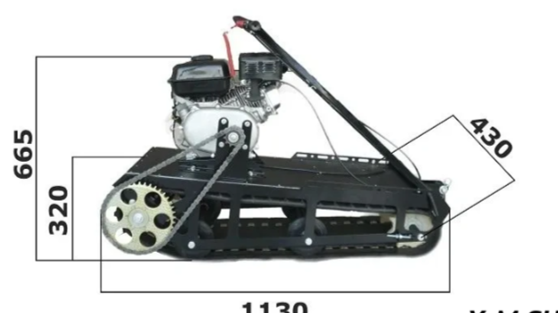 Мотобуксировщик XTREME-MOTORS "Конек-Горбунок" 6.5 л.с. в Невинномысске