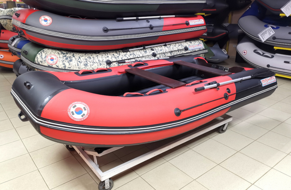 КОМПЛЕКТ Лодка MISHIMO PRO 350 + ЛОДОЧНЫЙ МОТОР MARLIN MP 9.9 (20) AMHS PRO в Невинномысске