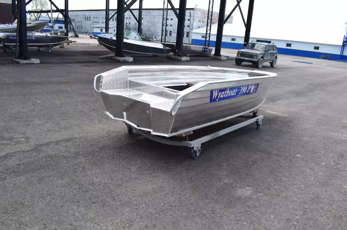 Алюминиевая лодка Wyatboat-390Р Увеличенный борт в Невинномысске