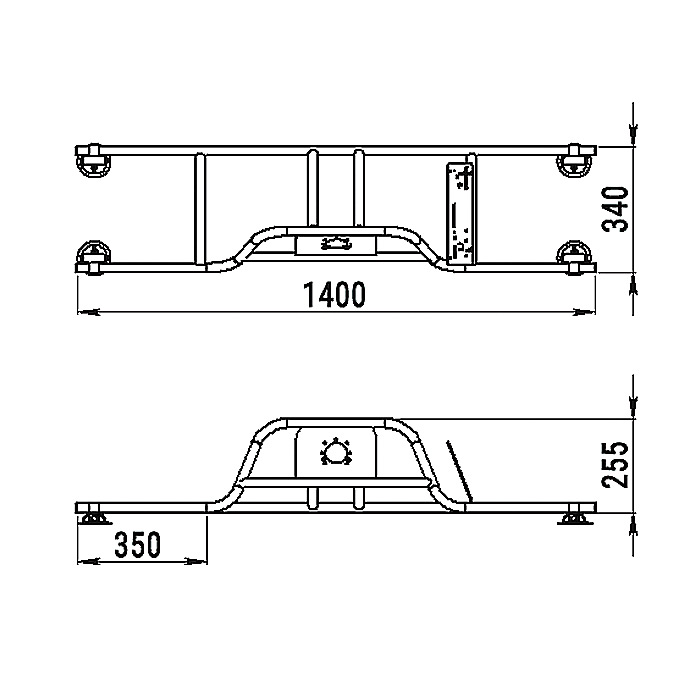 Стойка рулевая с бортовым креплением малая в Невинномысске