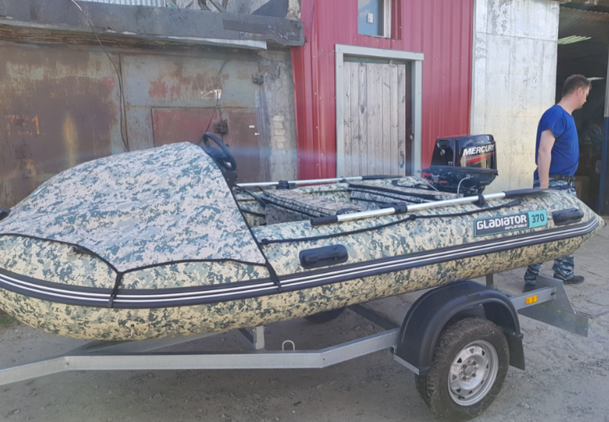 НАДУВНАЯ ЛОДКА GLADIATOR C370AL в Невинномысске
