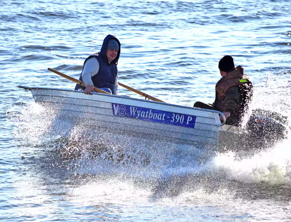 Алюминиевая лодка Wyatboat-390 P в Невинномысске