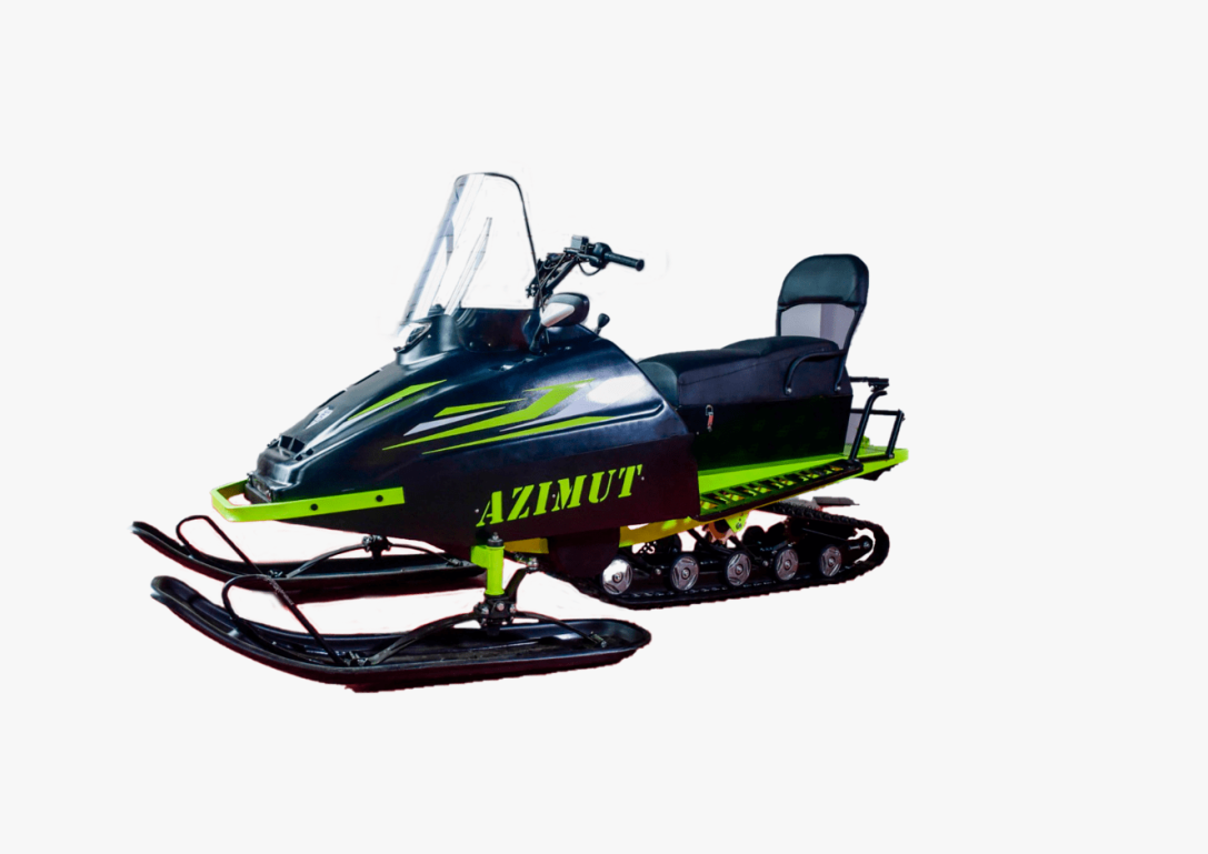 Миниснегоход Бурлак Азимут 20 л.с. , эл.запуск, реверс, тормоз гидравл, капот черный в Невинномысске