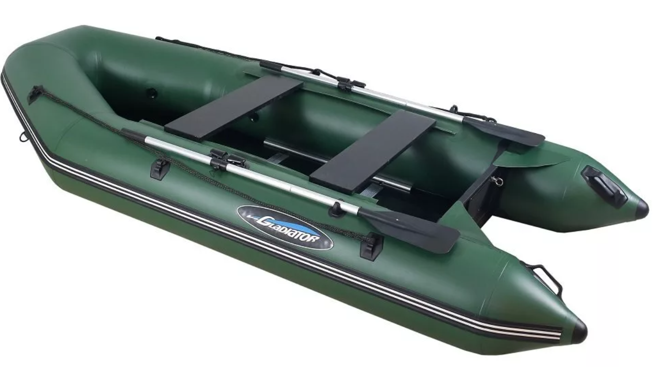 МОТОРНО-ГРЕБНАЯ ЛОДКА ПВХ GLADIATOR A 280 ТК С ФАНЕРНЫМ ДНОМ в Невинномысске