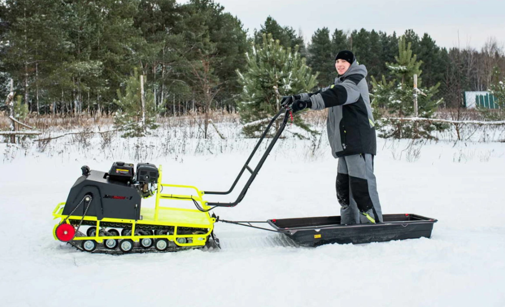 Мотобуксировщик Бурлак ХОЗЯИН-1 (капот ткань) в Невинномысске