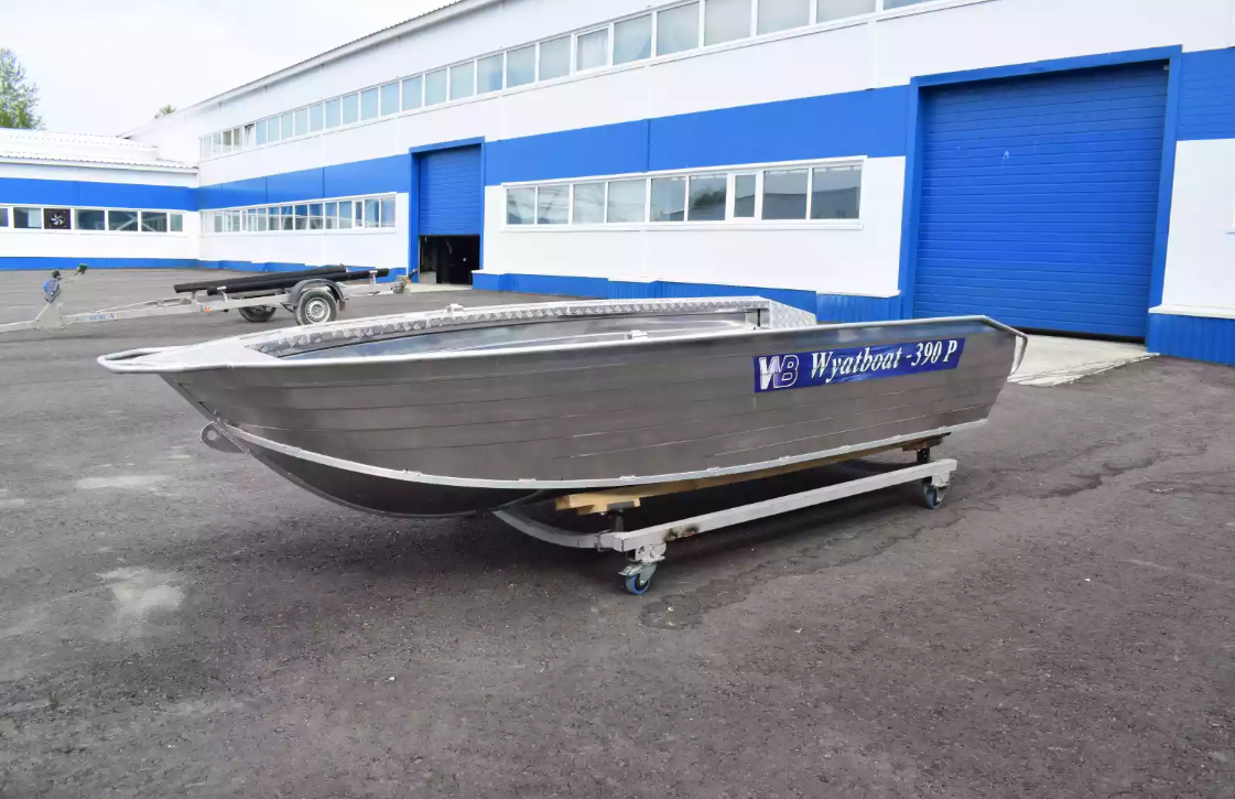 Алюминиевая лодка Wyatboat-390Р Увеличенный борт в Невинномысске
