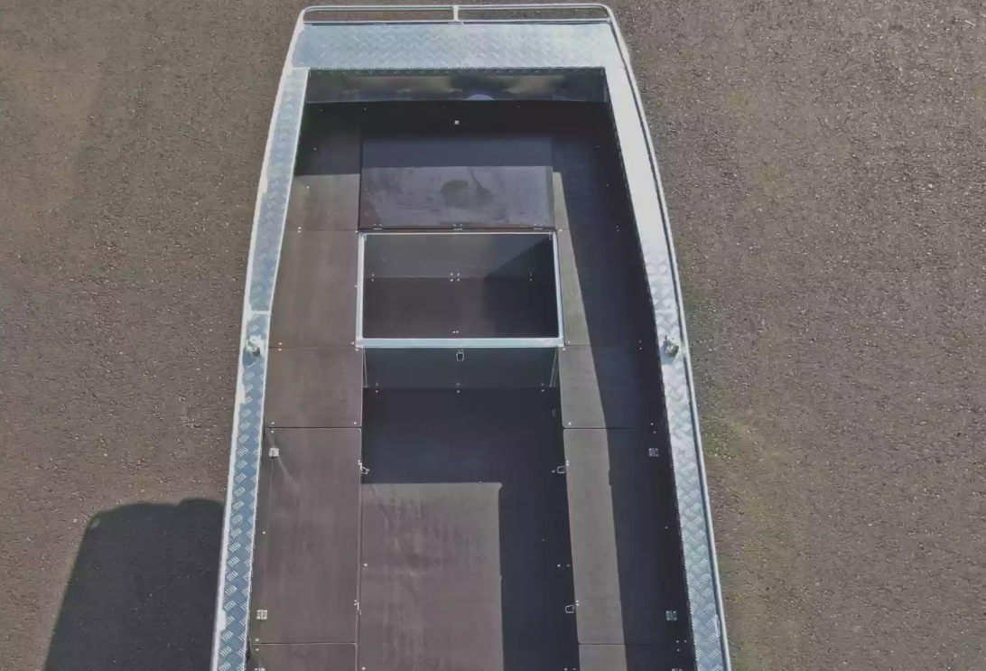 Алюминиевая лодка Wyatboat-490 Jonboat в Невинномысске