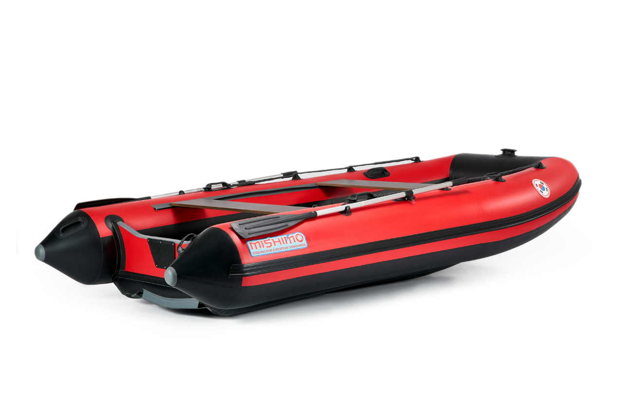 КОМПЛЕКТ ЛОДКА MISHIMO RAPID 380 + ЛОДОЧНЫЙ МОТОР MARLIN MP 9.9 (20) AMHS PROLINE FORCE в Невинномысске