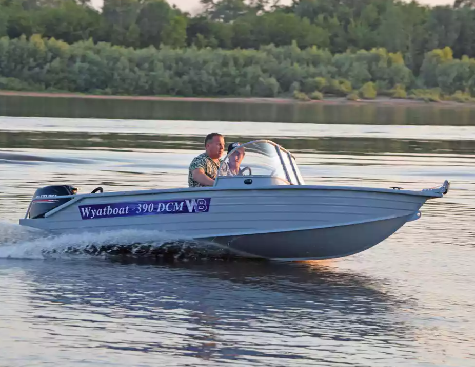 Алюминиевая лодка Wyatboat-390 DCM в Невинномысске