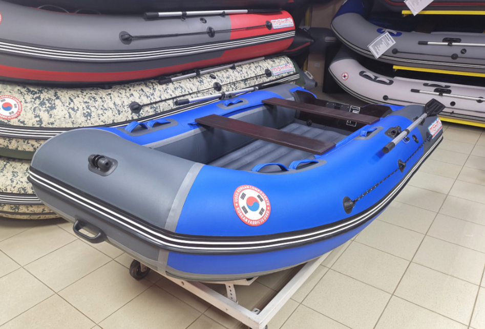 КОМПЛЕКТ Лодка MISHIMO PRO 350 + ЛОДОЧНЫЙ МОТОР MARLIN MP 9.9 (20) AMHS PRO в Невинномысске