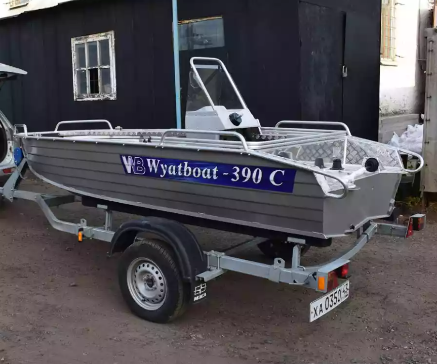 Алюминиевая лодка Wyatboat-390 C в Невинномысске