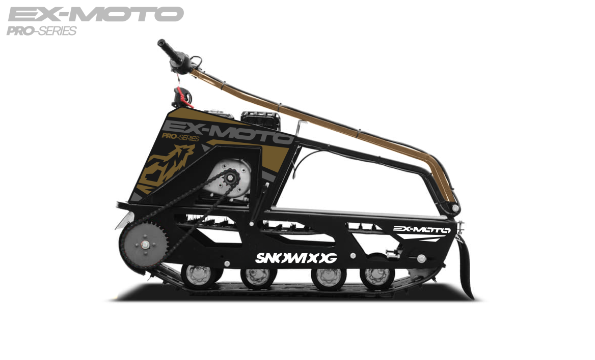 Мотобуксировщик EX-MOTO SNOWDOG S380 8л.с. в Невинномысске