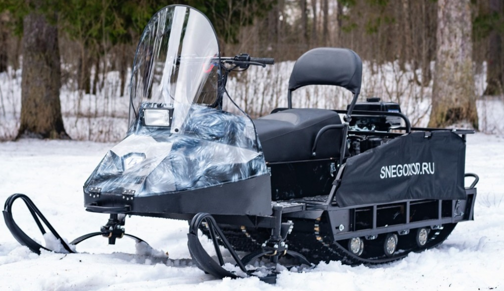 Миниснегоход Бурлак Егерь Экспедитор 15 л.с. , реверс, тормоз, капот белый в Невинномысске