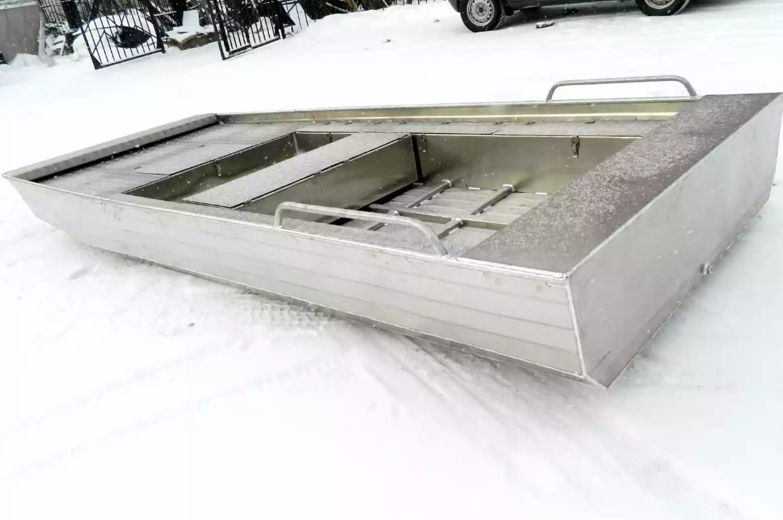 Алюминиевая лодка Wyatboat-390 Jonboat в Невинномысске