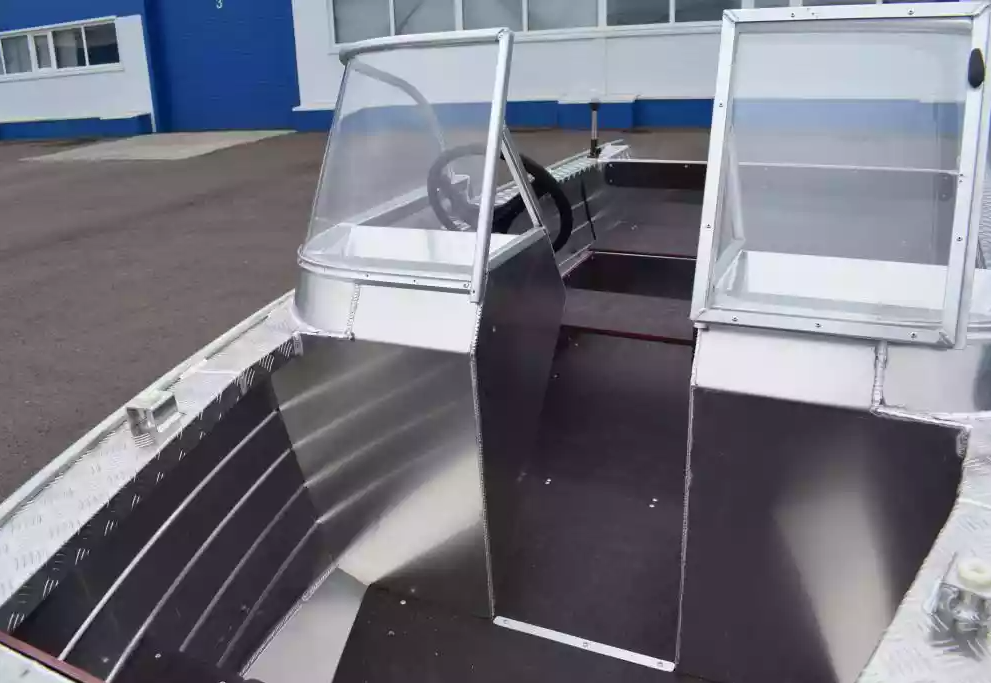 Алюминиевая лодка Wyatboat-390 DCM Увеличенный борт в Невинномысске