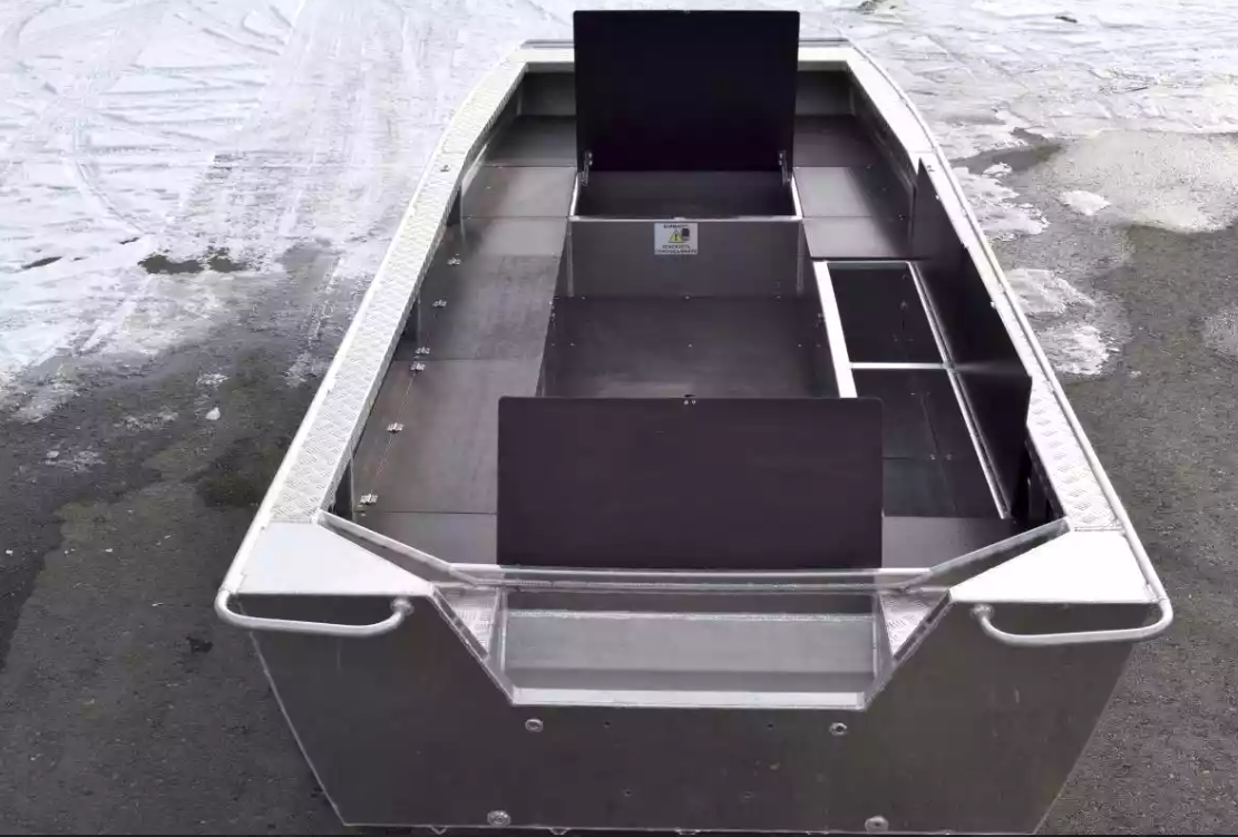 Алюминиевая лодка Wyatboat-490 Jonboat в Невинномысске