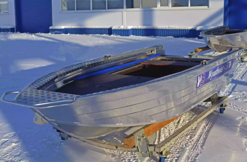 Алюминиевая лодка Wyatboat-370 Р FISH в Невинномысске