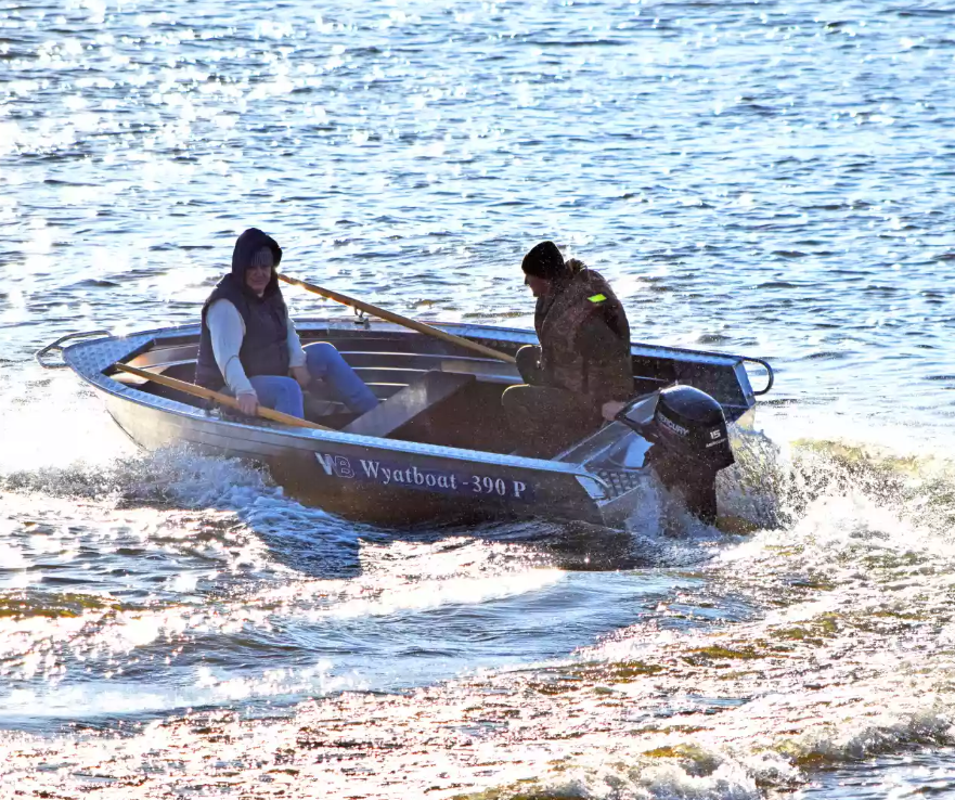 Алюминиевая лодка Wyatboat-390 P в Невинномысске