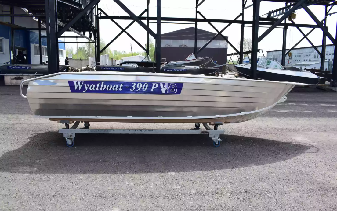 Алюминиевая лодка Wyatboat-390Р Увеличенный борт в Невинномысске