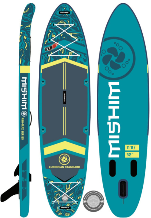 SUP (САП) Доска MISHIMO PRO-MAX Light Teal 11,6’ (355см) в Невинномысске