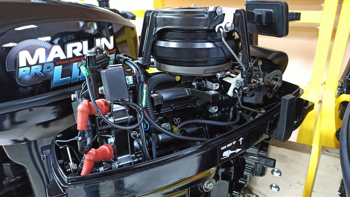 КОМПЛЕКТ Лодка MISHIMO PRO 350 + ЛОДОЧНЫЙ МОТОР MARLIN MP 9.9 (20) AMHS PRO в Невинномысске