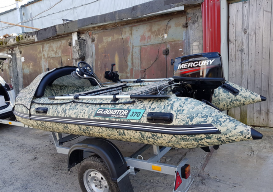 НАДУВНАЯ ЛОДКА GLADIATOR C370AL в Невинномысске