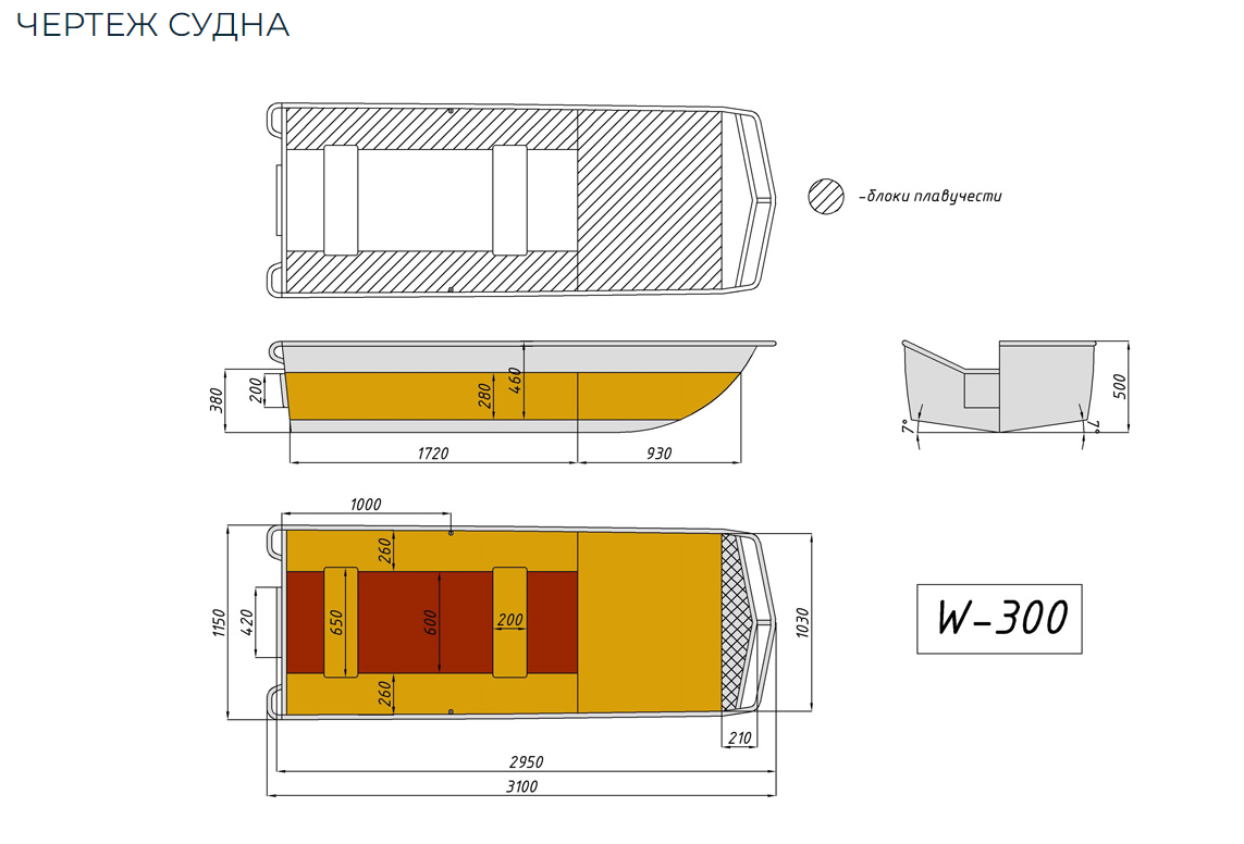 Алюминиевая лодка Wyatboat-300 в Невинномысске