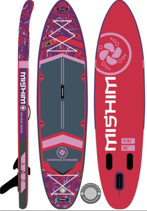 SUP (САП) Доска MISHIMO PRO-MAX Viva Magenta 10.8’ (330см) в Невинномысске