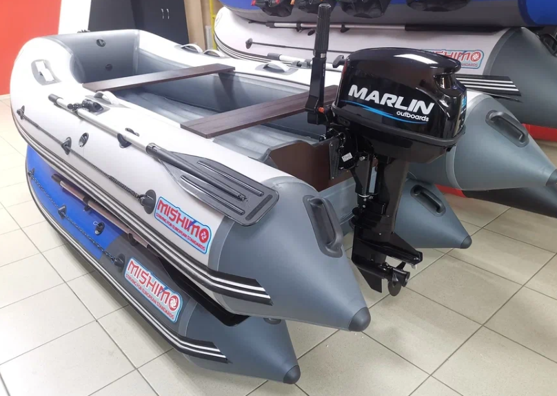 КОМПЛЕКТ ЛОДКА MISHIMO LITE 335 + МОТОР 9,8 Л.С. в Невинномысске