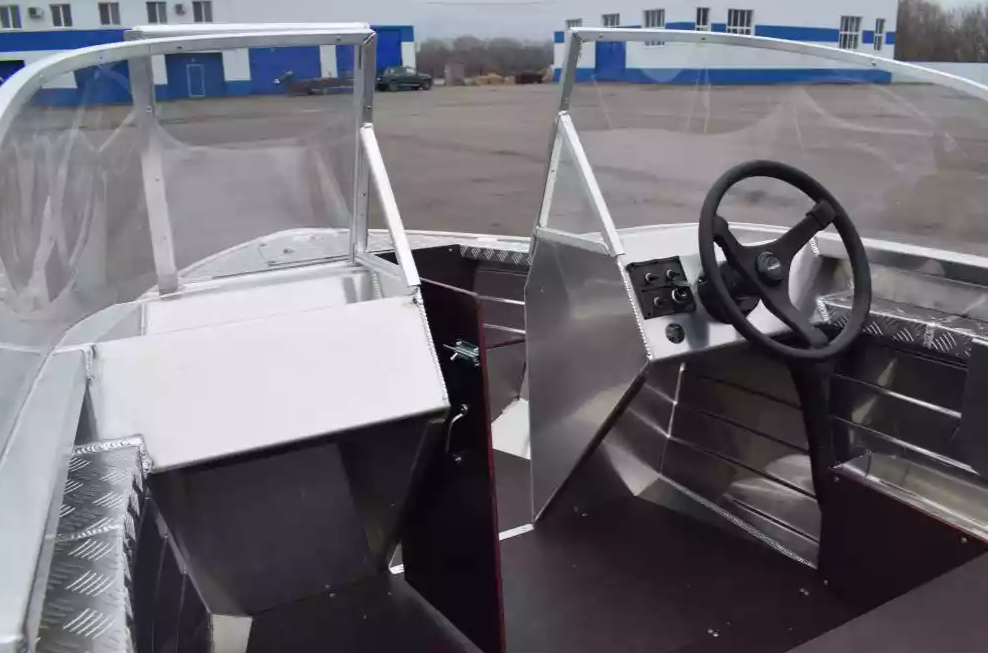 Алюминиевая лодка Wyatboat-390 DCM Увеличенный борт в Невинномысске