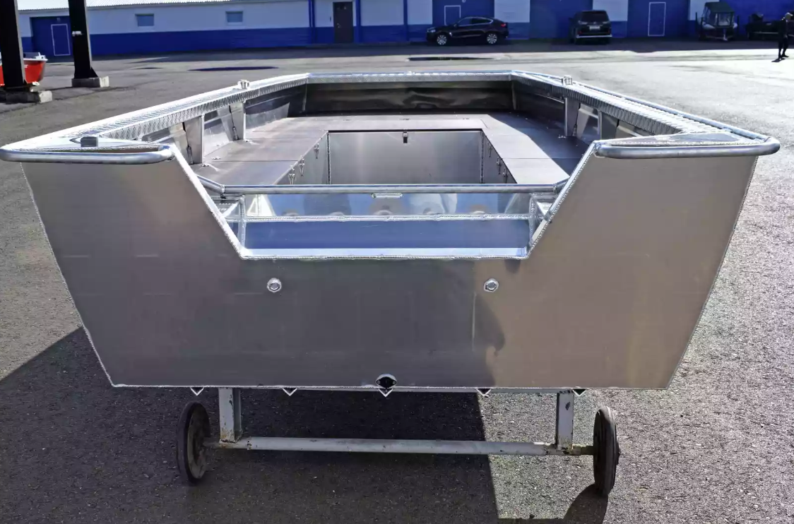 Алюминиевая лодка Wyatboat-490 Jonboat в Невинномысске
