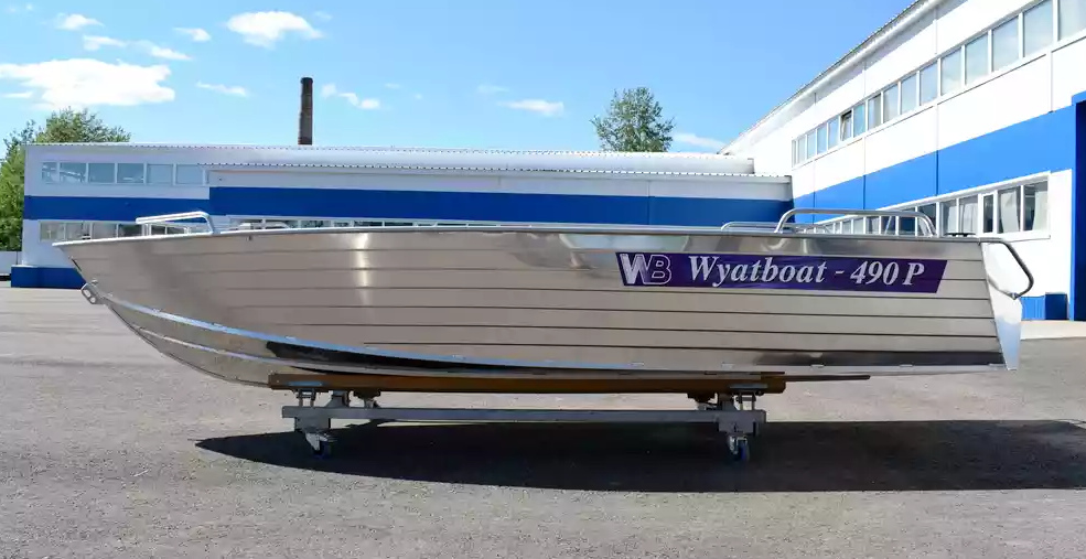 Алюминиевая лодка Wyatboat-490 P в Невинномысске