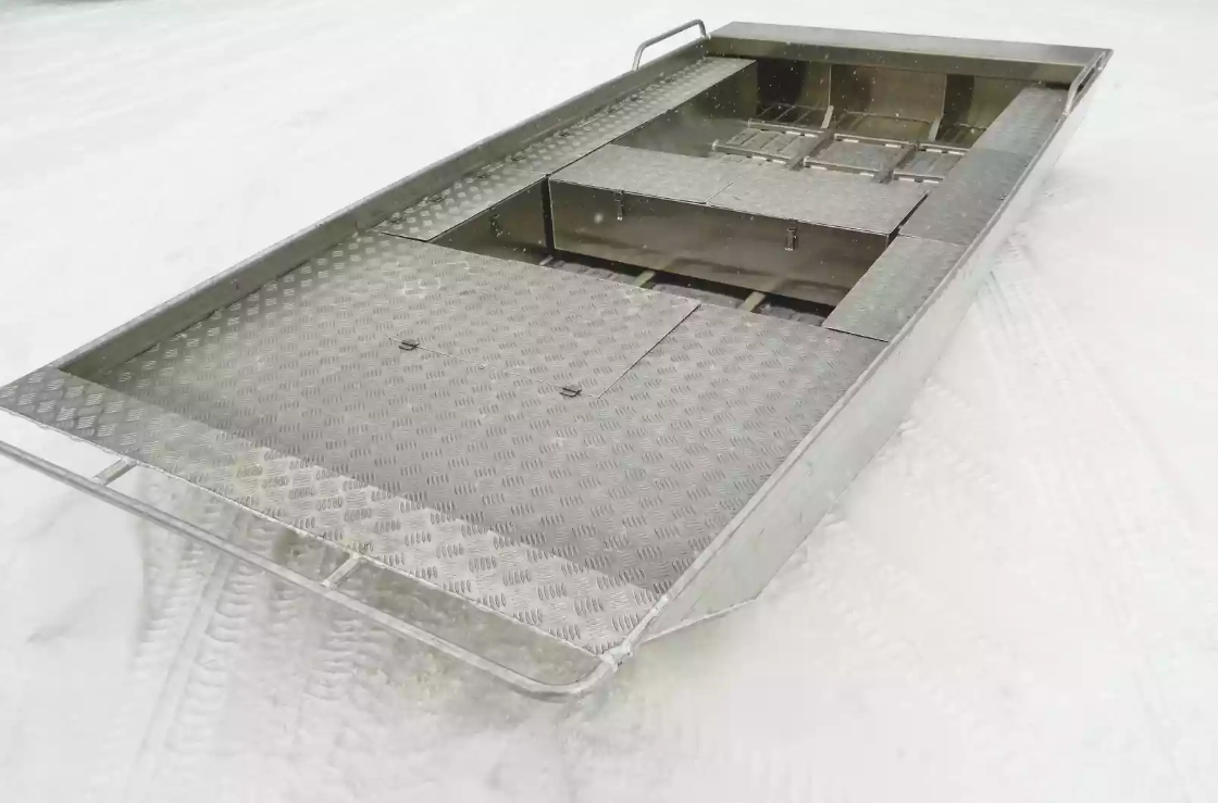 Алюминиевая лодка Wyatboat-390 Jonboat в Невинномысске