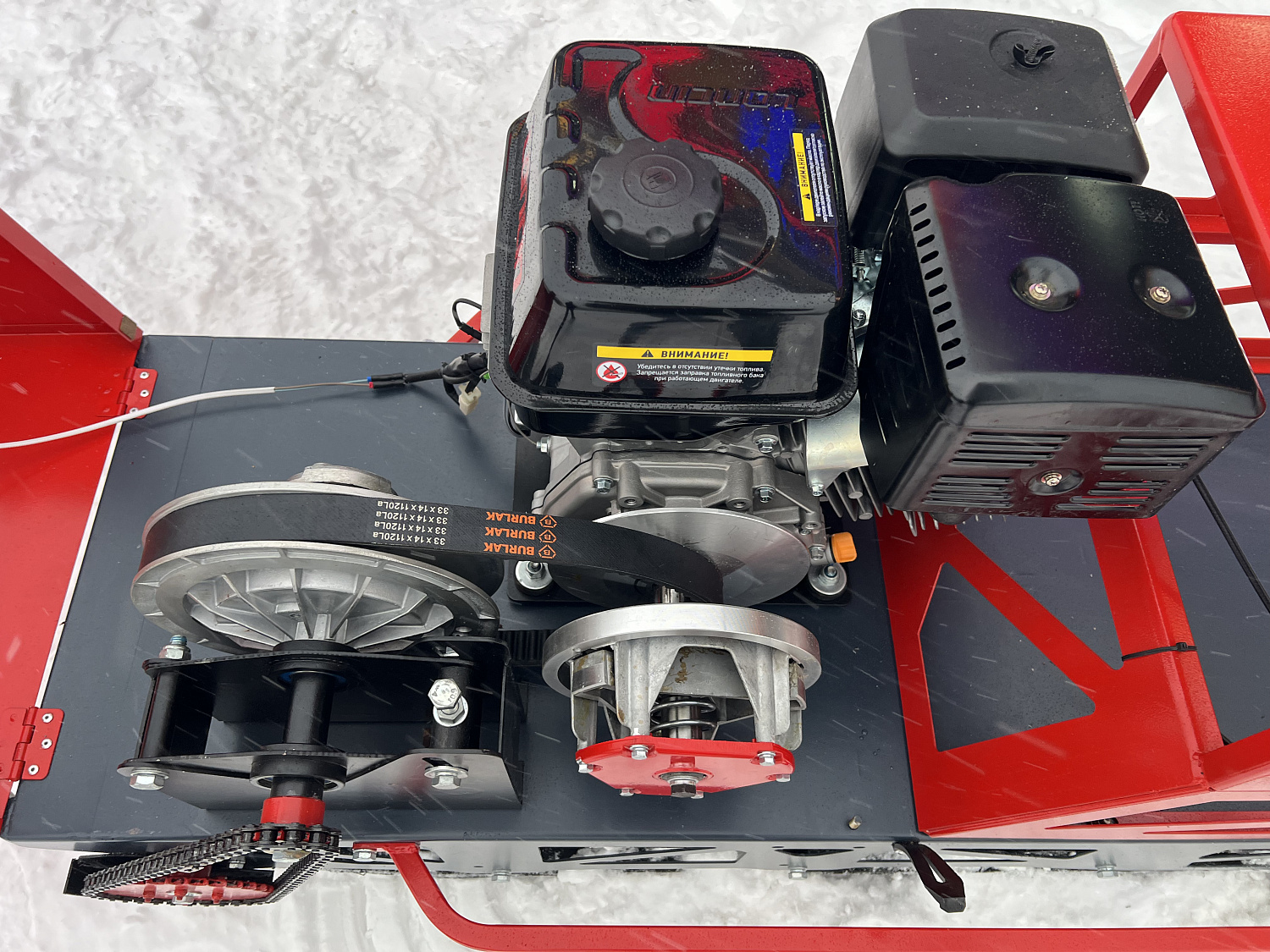 Мотобуксировщик EX-MOTO SNOWDOG S500 15л.с в Невинномысске