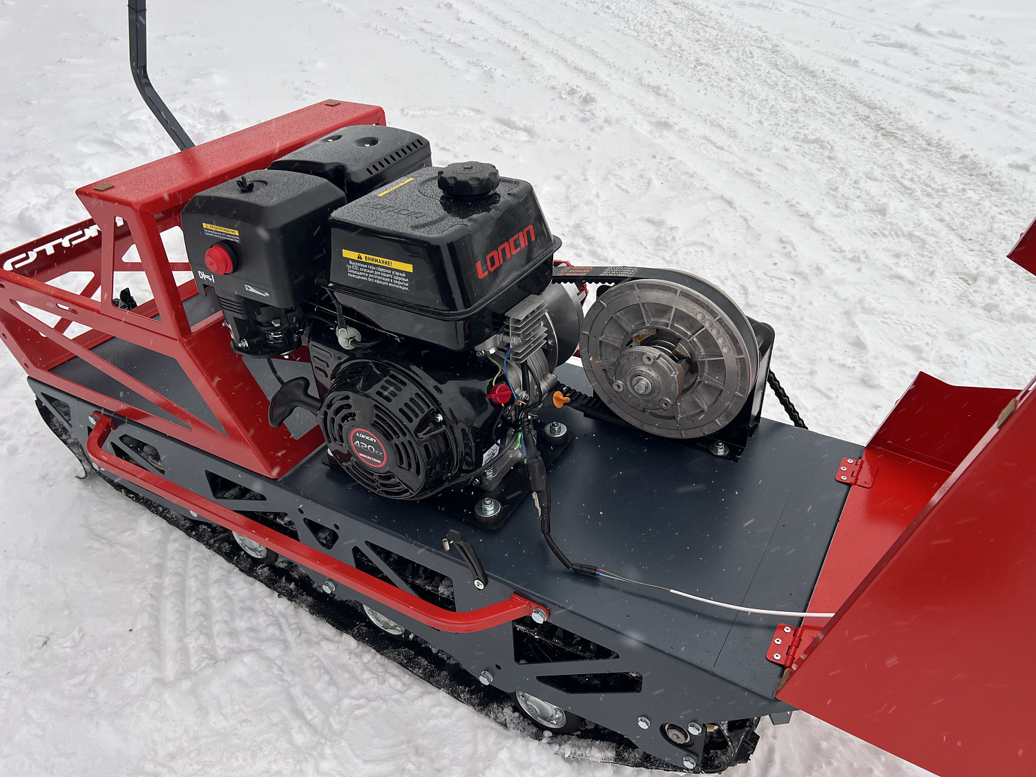 Мотобуксировщик EX-MOTO SNOWDOG S500 15л.с в Невинномысске