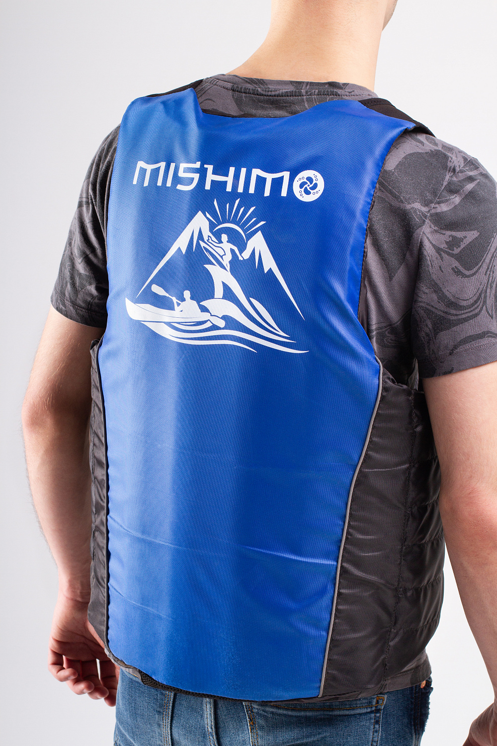 Жилет спасательный MISHIMO PRO Премиум качества Черно-синий в Невинномысске