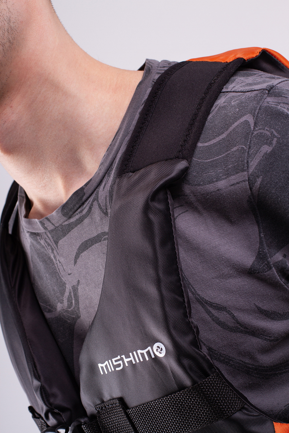 Жилет спасательный MISHIMO PRO Премиум качества Черно-оранжевый в Невинномысске