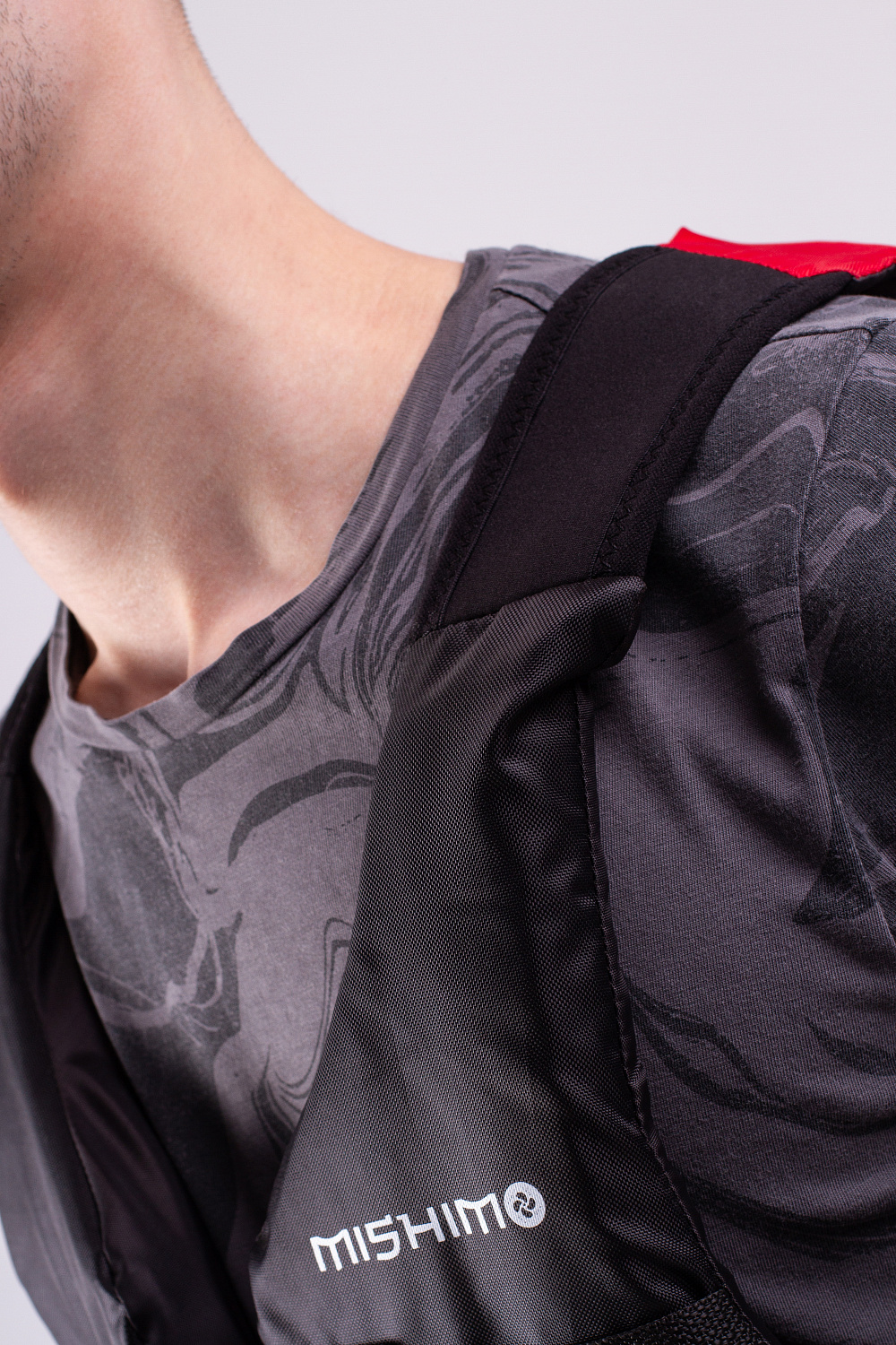 Жилет спасательный MISHIMO PRO Премиум качества Черно-красный в Невинномысске